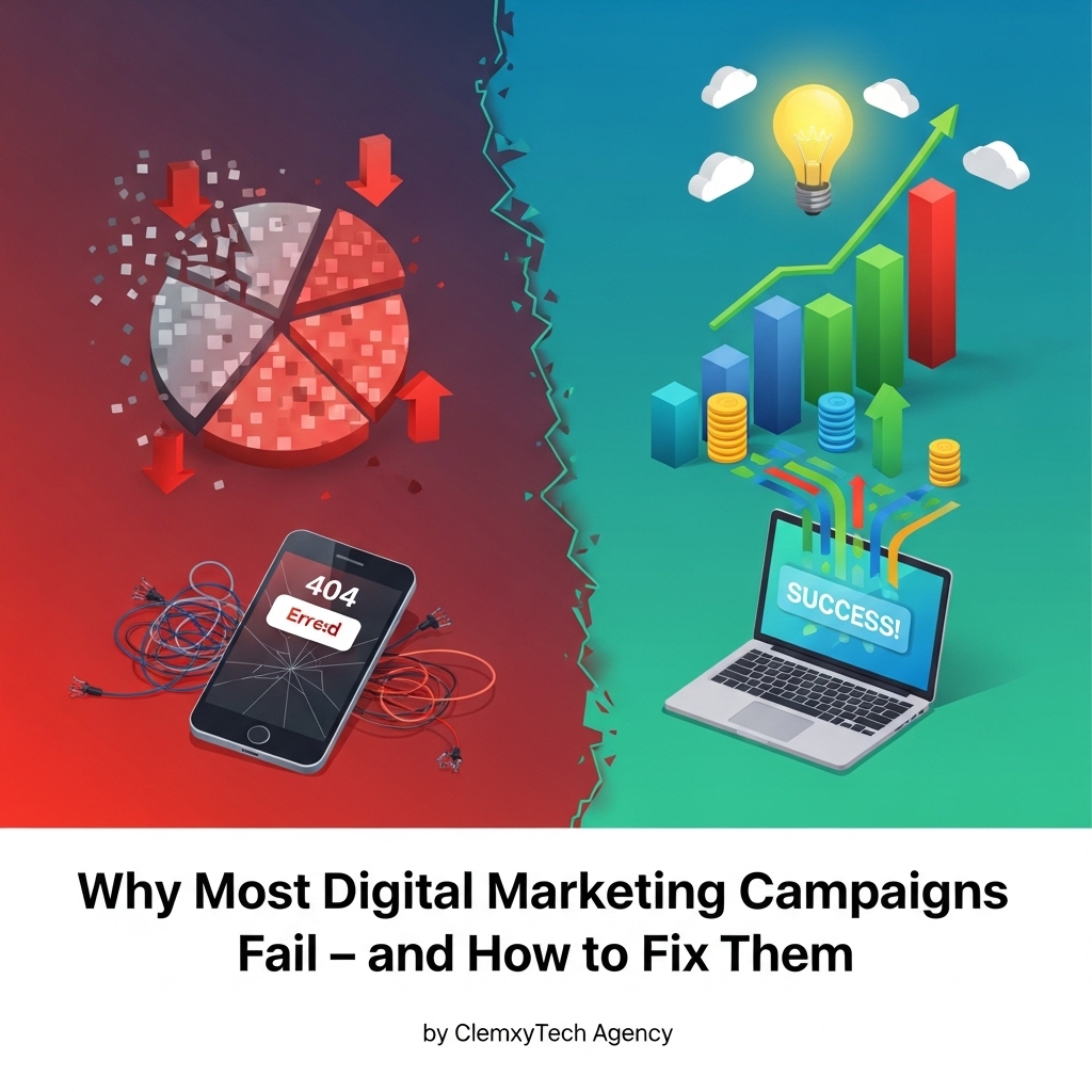 Why Most Digital Marketing Campaigns Fail, How to Fix Them